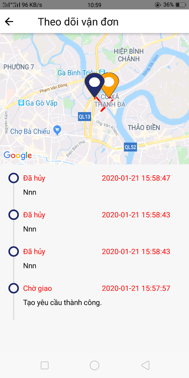 Thiết kế app di động giao hàng nhanh Motobike tại Biên Hòa - Rubic Group