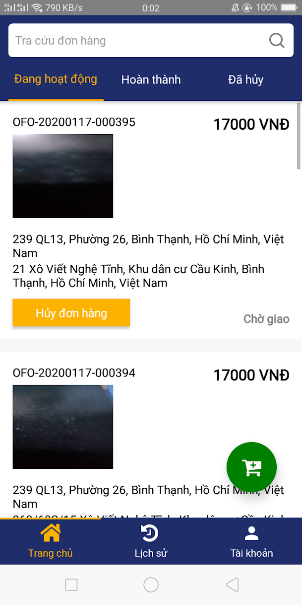 Thiết kế app di động giao hàng nhanh Motobike tại Biên Hòa - Rubic Group