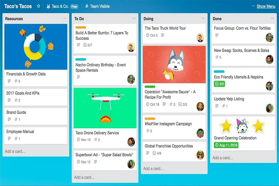 Phần mềm quản lý công việc Trello