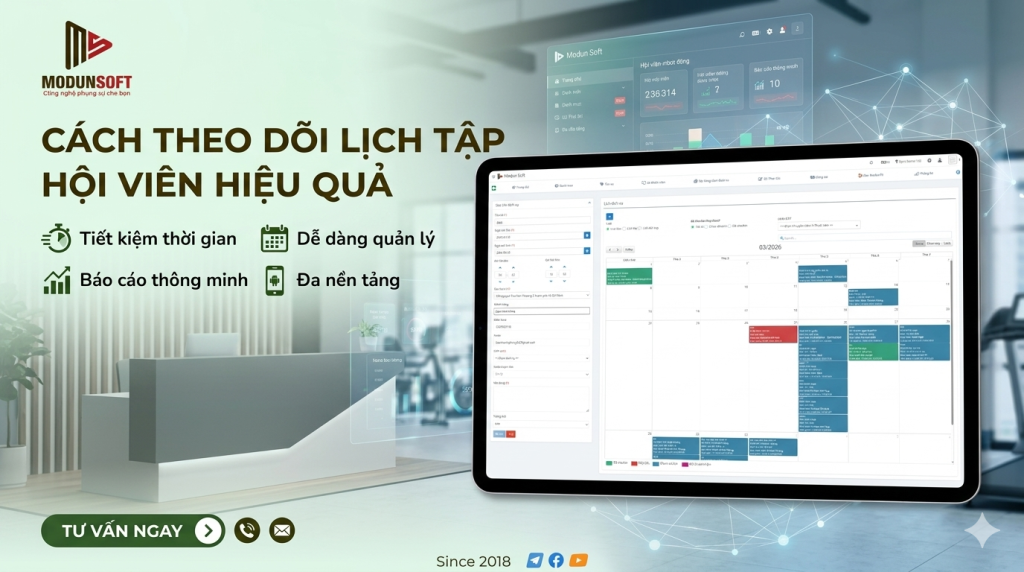 Cách Theo Dõi Lịch Tập Hội Viên Hiệu Quả Bằng Phần Mềm Gym
