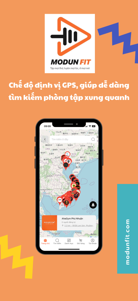 ModunFit Ra Mắt App Tìm kiếm phòng tập và đặt lịch trên Apple Store & Google Play