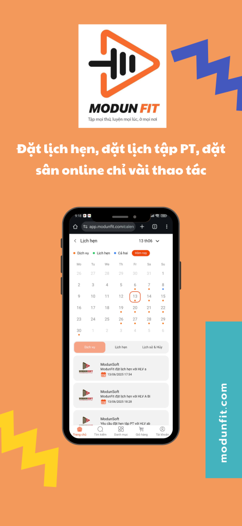ModunFit Ra Mắt App Tìm kiếm phòng tập và đặt lịch trên Apple Store & Google Play
