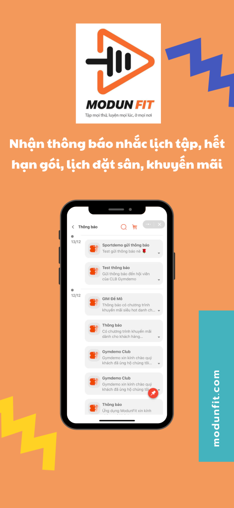ModunFit Ra Mắt App Tìm kiếm phòng tập và đặt lịch trên Apple Store & Google Play