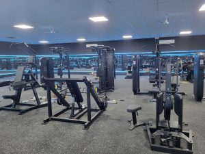Modun triển khai phần mềm gym ModunGym, Máy chấm công checkin Face Id, cổng tripod 3 chấu kiểm soát ra vào, và app hội viên, cho chi nhánh 4 phòng tập MegaGym tại Quận 7, TP.Hồ Chí Minh.