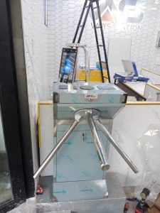 Modun triển khai phần mềm gym Modun, Máy chấm công Face Id, cổng tripod 3 chấu kiểm soát ra vào, và app hội viên, chi nhánh 26 phòng tập WaysStation Gym tại TP.Hồ Chí Minh.