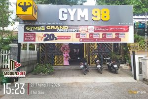 TRIỂN KHAI PHẦN MỀM GYM MODUN CHO GYM 98