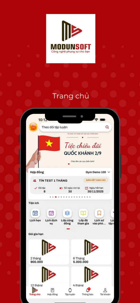 App Hội Viên Miễn Phí Khi Sử Dụng Phần Mềm Gym Modun: Nâng Tầm Trải Nghiệm & Tối Ưu Vận Hành