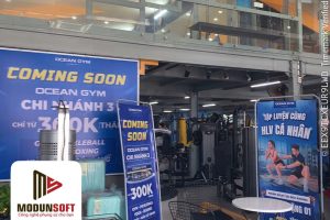 TRIỂN KHAI PHẦN MỀM GYM MODUN CHO OCEAN GYM CHI NHÁNH 2