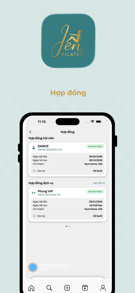 Ra Mắt App Hội Viên Thương Hiệu Riêng Cho Jen Pilates: Bước Tiến Mới Trong Quản Lý Thành Viên