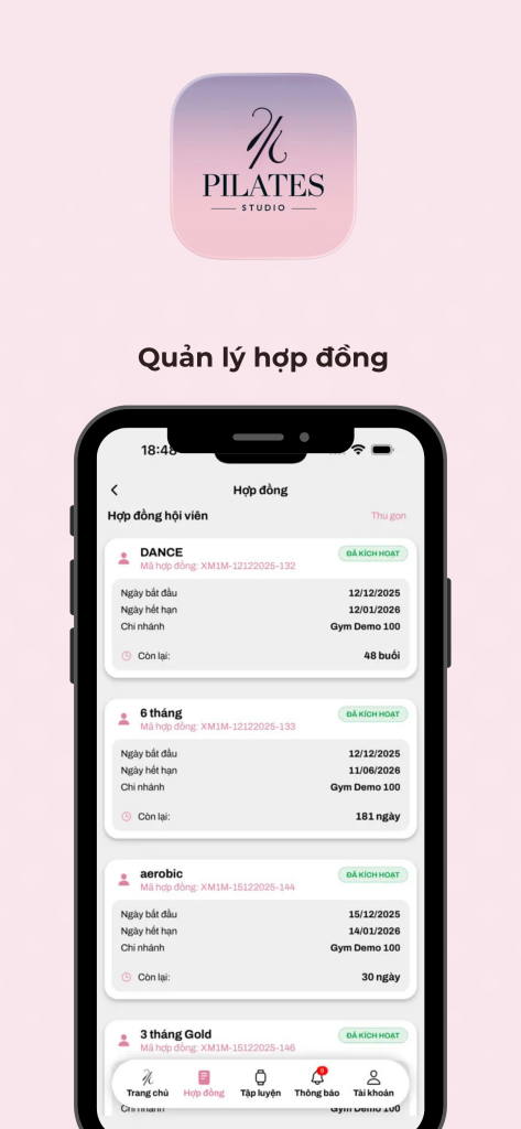 Modun tự hào là đơn vị phát triển hệ sinh thái quản lý phòng pilates toàn diện. Mới đây, chúng tôi đã hợp tác cùng Percent Pilates để xây dựng và triển khai App Hội viên Loyalty dành riêng cho khách hàng của phòng tập.