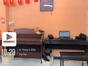 Pong ƠI Music 2 Trunng tâm piano TP Hồ Chí Minh, tiếp tục áp dụng và hướng dẫn sử dụng phần mềm quản lý trung tâm Modun với checkin Face ID và app hội viên