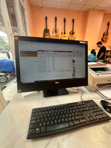 Pong ƠI Music 3 Trunng tâm piano TP. Cần Thơ, tiếp tục áp dụng và hướng dẫn sử dụng phần mềm quản lý trung tâm Modun với checkin Face ID và app hội viên