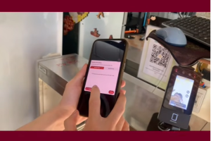 Hướng dẫn Check-in QR code trên app hội viên và cửa mở tự động