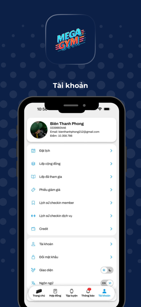 Case study áp dụng thành công app hội viên và phần mềm gym cho Mega Gym. Modun đã hướng dẫn Mega Gym sử dụng app hội viên trong việc quản lý hiệu quả.