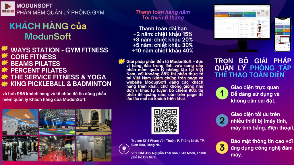 Chi phí triển khai phần mềm quản lý phòng gym bao nhiêu? Cập nhật mới nhất 2026