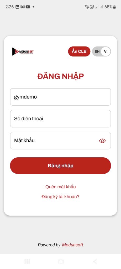 Giải pháp quản lý phòng tập hiện đại với phần mềm gym tích hợp check-in QR code qua app hội viên và cổng tự động, giúp tối ưu vận hành, giảm chi phí. ModunSoft