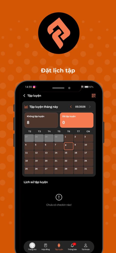 Thiết kế App hội viên thương hiệu riêng cho Fix Private Gym
