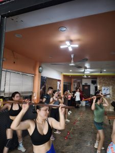 Hệ thống checkin vân tay tự động tại cửa phòng tập SIP Gym Nhà Bè