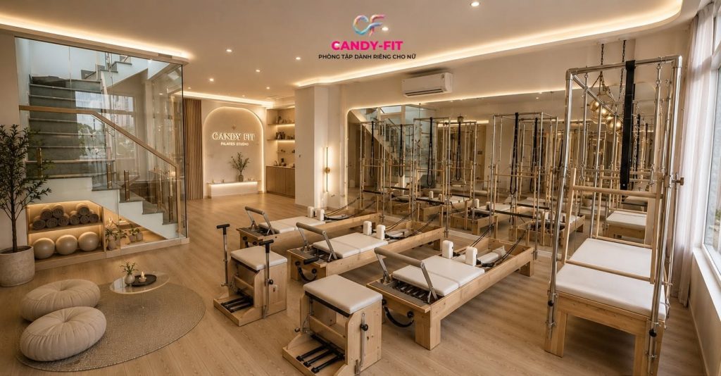 Tập Gym & Pilates Cho Nữ Tại Candy Fitness: Đặt Lịch Lớp Qua App