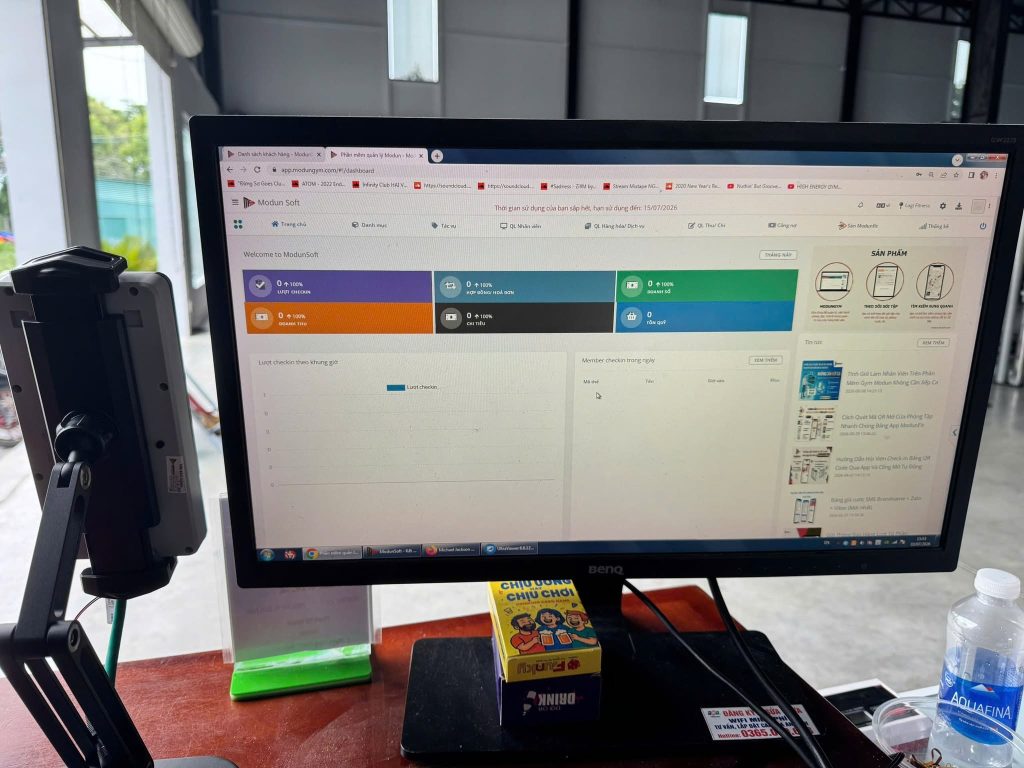 Lagi Fitness Lâm Đồng đột phá số hóa cùng phần mềm gym Modun: Check-in Face ID, đặt lịch PT, xem bảng giá, ký hợp đồng, bảo lưu và gia hạn gói 100% online trên App.