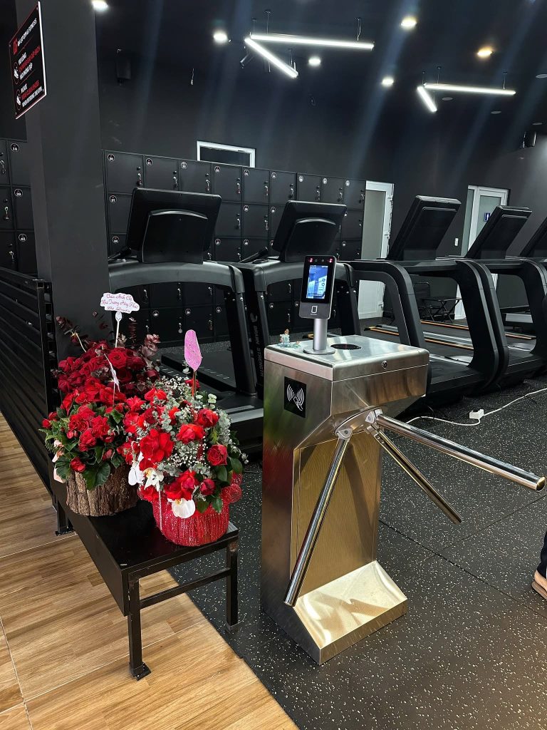Modun Số Hóa Đà Lạt Gym: Checkin Face ID & Cổng Tripod
