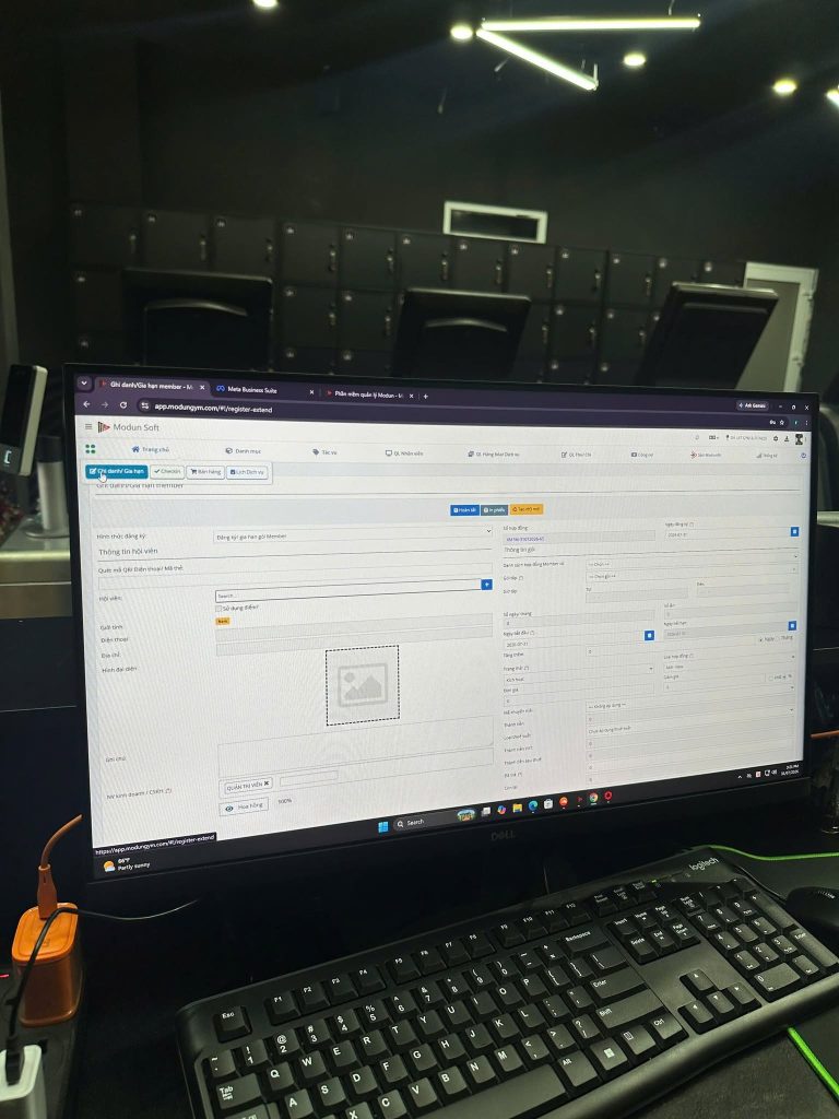 Modun Số Hóa Đà Lạt Gym: Checkin Face ID & Cổng Tripod