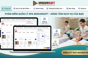 Tham khảo bảng giá phần mềm quản lý spa Modunsoft